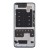 Lcd Frame Middle Chassis For Huawei P Smart Pro White By - Maxbhi Com