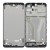 Lcd Frame Middle Chassis For Motorola Moto G60 Black By - Maxbhi Com