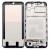 Lcd Frame Middle Chassis For Motorola Moto E6i Black By - Maxbhi Com