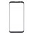 Replacement Front Glass For Meizu 16 Black By - Maxbhi Com