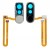 Fingerprint Sensor Flex Cable For Xiaomi Pocophone F1 White By - Maxbhi Com
