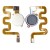 Fingerprint Sensor Flex Cable For Xiaomi Mi A2 Lite Black By - Maxbhi Com