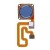 Fingerprint Sensor Flex Cable For Xiaomi Redmi 6 Blue By - Maxbhi Com