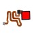 Fingerprint Sensor Flex Cable For Huawei P9 64gb Red By - Maxbhi Com