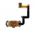 Fingerprint Sensor Flex Cable For Samsung Galaxy A3 2017 Blue By - Maxbhi Com