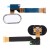 Fingerprint Sensor Flex Cable For Meizu Mx5 Silver By - Maxbhi Com