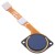 Fingerprint Sensor Flex Cable For Nokia 5 4 Black By - Maxbhi Com
