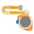 Fingerprint Sensor Flex Cable For Motorola Moto E7 Black By - Maxbhi Com