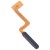 Fingerprint Sensor Flex Cable For Samsung Galaxy Z Flip 5g Black By - Maxbhi Com