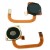 Fingerprint Sensor Flex Cable For Motorola Moto E 2020 Black By - Maxbhi Com