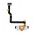 Fingerprint Sensor Flex Cable For Samsung Galaxy C5 White By - Maxbhi Com