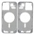 Lcd Frame Middle Chassis For Apple Iphone 13 Pro Max Silver By - Maxbhi Com