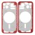 Lcd Frame Middle Chassis For Apple Iphone 13 Red By - Maxbhi Com