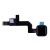 Fingerprint Sensor Flex Cable For Motorola Moto Z Force Black Grey By - Maxbhi Com
