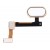 Fingerprint Sensor Flex Cable For Oppo R9 Plus White By - Maxbhi Com