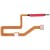 Fingerprint Sensor Flex Cable For Lg Q52 Red By - Maxbhi Com