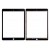 Replacement Front Glass For Apple Ipad 10 2 2021 Black By - Maxbhi Com