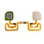 Fingerprint Sensor Flex Cable For Lg K40 Black By - Maxbhi Com
