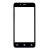 Replacement Front Glass For Gionee X1 Black By - Maxbhi Com