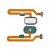 Fingerprint Sensor Flex Cable For Meizu Pro 7 White By - Maxbhi Com