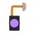 Fingerprint Sensor Flex Cable For Lg Q Stylus Violet By - Maxbhi Com