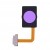 Fingerprint Sensor Flex Cable For Lg Q Stylus Violet By - Maxbhi Com