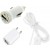 3 in 1 Charging Kit for HP iPAQ Data Messenger with USB Wall Charger, Car Charger & USB Data Cable