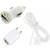 3 in 1 Charging Kit for Huawei Ascend G510 U8951 with Dual SIM with USB Wall Charger, Car Charger & USB Data Cable