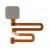 Fingerprint Sensor Flex Cable For Oppo A9x White By - Maxbhi Com