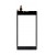 Touch Screen Digitizer For Yu Yuphoria Black Silver By - Maxbhi Com