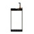 Touch Screen Digitizer For Yu Yuphoria Black Silver By - Maxbhi Com