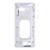 Lcd Frame Middle Chassis For Sony Xperia Xz3 White By - Maxbhi Com