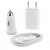 3 in 1 Charging Kit for Samsung Galaxy Grand 2 SM-G7102 with dual SIM with USB Wall Charger, Car Charger & USB Data Cable