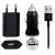 3 in 1 Charging Kit for ZTE Grand X Quad V987 with USB Wall Charger, Car Charger & USB Data Cable