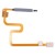 Fingerprint Sensor Flex Cable For Xiaomi Redmi Note 9 5g Grey By - Maxbhi Com