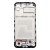 Lcd Frame Middle Chassis For Motorola Moto E6s Black By - Maxbhi Com