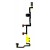 Power Button Flex Cable For Apple Ipad 2 Wifi Plus 3g On Off Flex Pcb By - Maxbhi Com