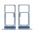Sim Card Holder Tray For Samsung Galaxy A33 5g Blue - Maxbhi Com