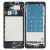 Lcd Frame Middle Chassis For Samsung Galaxy A12 2021 Black By - Maxbhi Com