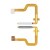 Fingerprint Sensor Flex Cable For Motorola Moto E32s White By - Maxbhi Com