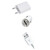 3 in 1 Charging Kit for HTC Butterfly S with USB Wall Charger, Car Charger & USB Data Cable