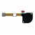 Fingerprint Sensor Flex Cable For Nokia 3 4 Charcoal By - Maxbhi Com