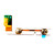Volume Button Flex Cable For Lenovo A3500f Wifi Only By - Maxbhi Com