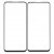 Replacement Front Glass For Tcl 20l Black By - Maxbhi Com