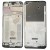 Lcd Frame Middle Chassis For Tecno Camon 17 Global Cg6 Silver By - Maxbhi Com