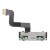 Fingerprint Sensor Flex Cable For Blackberry Key2 Le White By - Maxbhi Com
