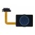 Fingerprint Sensor Flex Cable For Lg Q9 Blue By - Maxbhi Com