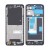 Lcd Frame Middle Chassis For Vivo Y02 Black By - Maxbhi Com