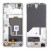 Lcd Frame Middle Chassis For Sharp Aquos R3 White By - Maxbhi Com