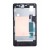 Lcd Frame Middle Chassis For Sony Ericsson Xperia Advance St27a White By - Maxbhi Com